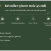 Kristallen glazen mok (450ml) – zonder infuser