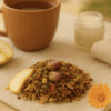 Bloemige blend SkinShine als sfeerbeeld met zachte kleuren en dromerige compositie