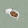 Thee-ei met ketting – RVS theefilter | Herbruikbaar & duurzaam