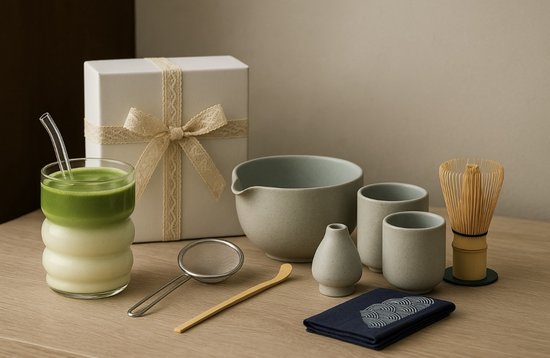 Vitalithee matcha set Matcha Thee Cadeauset – Compleet Japanse Theeceremonie Set
